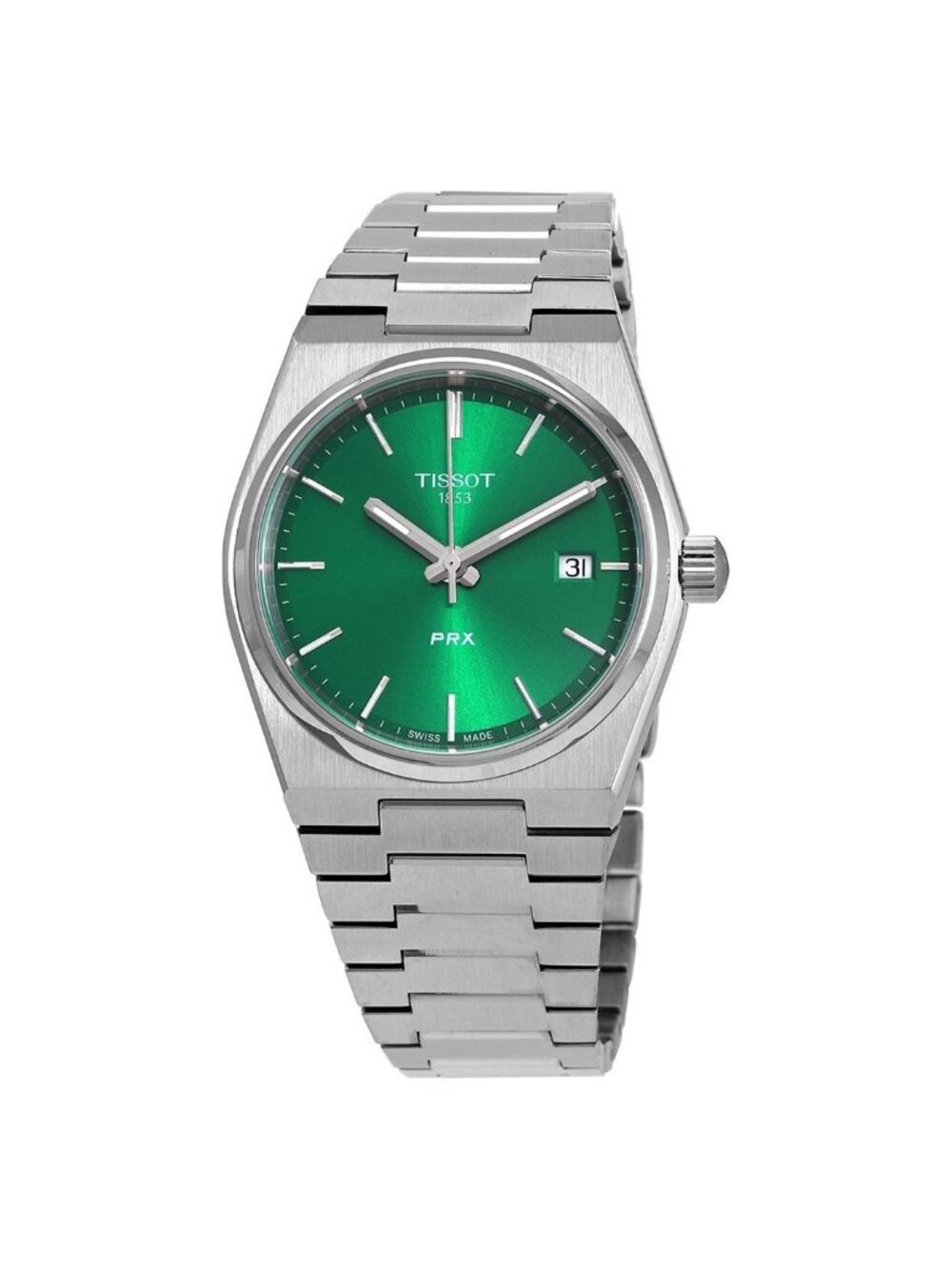 NWT Tissot PRX Quartz Green Dial Unisex Watch